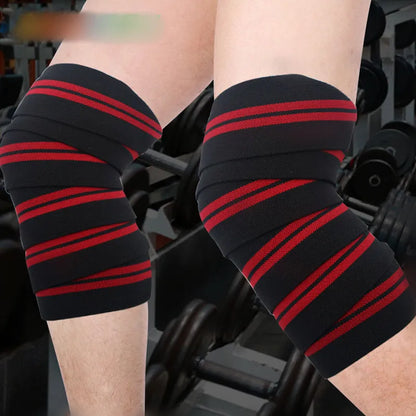 1pc Sports Knee Wraps Straps for Weightlifting