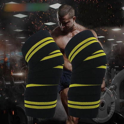 1pc Sports Knee Wraps Straps for Weightlifting