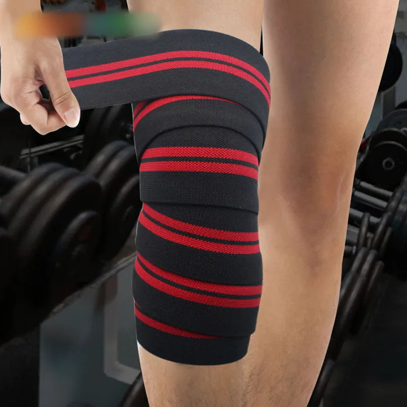 1pc Sports Knee Wraps Straps for Weightlifting